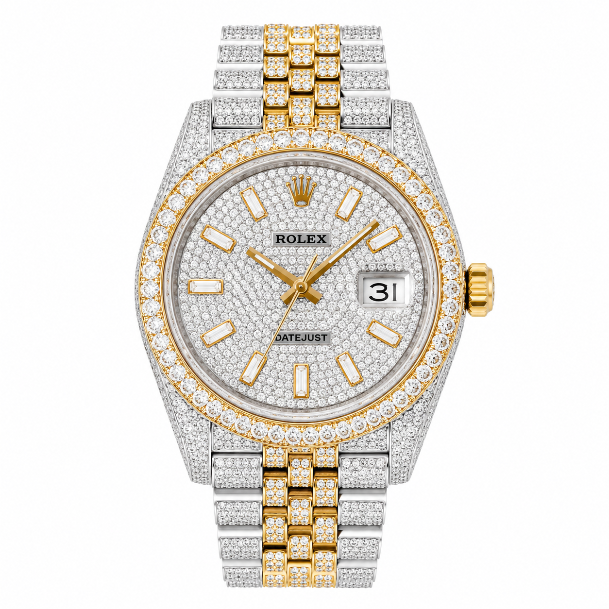 Datejust Two-Tone Gold Diamonds Dial Index