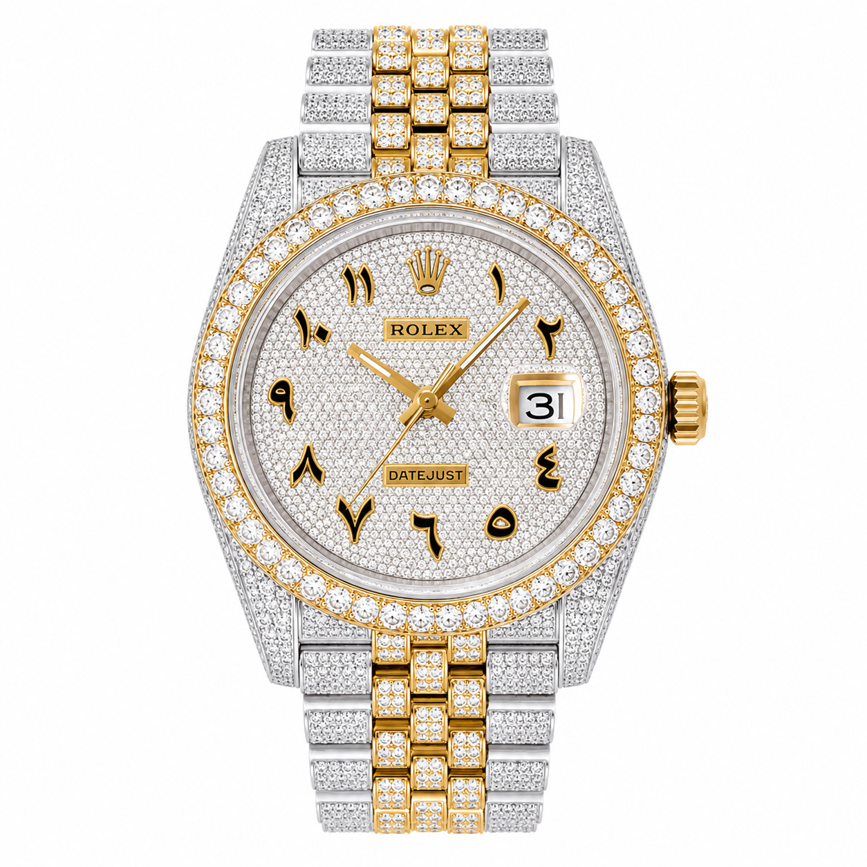 Datejust Two-Tone Gold Diamonds Dial