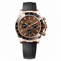 Daytona Everose Gold Oysterflex Chocolate Dial