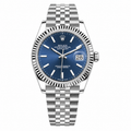 Datejust 41 Blue Dial Index - Fluted Bezel