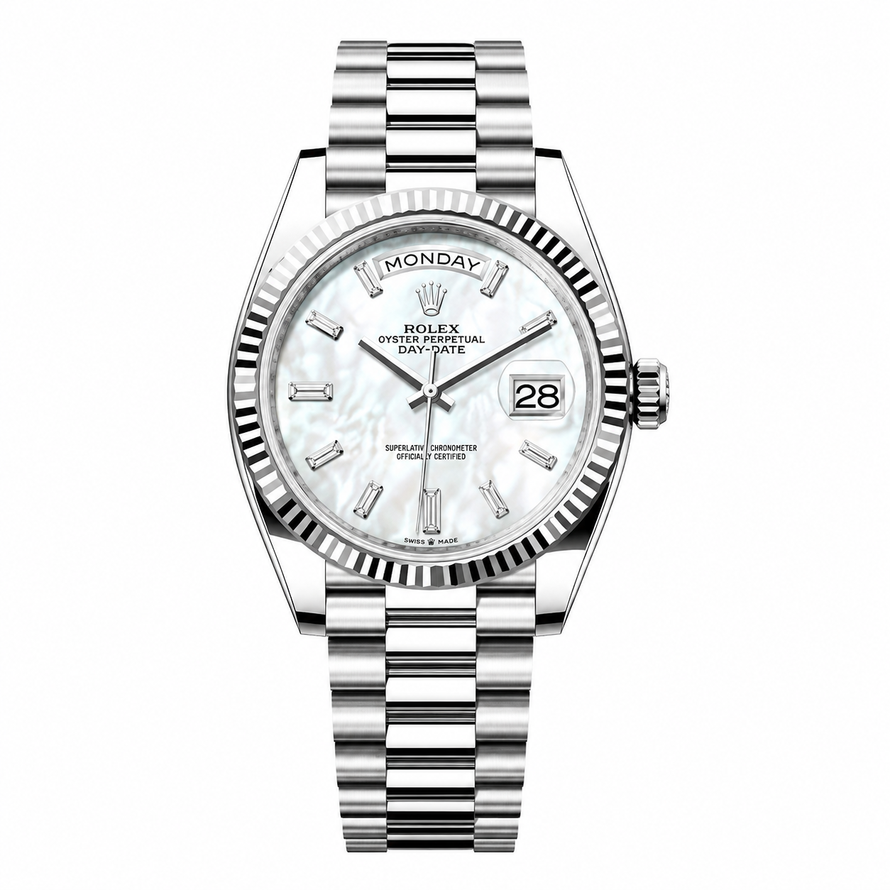 Day-Date Platinum, MOP Dial