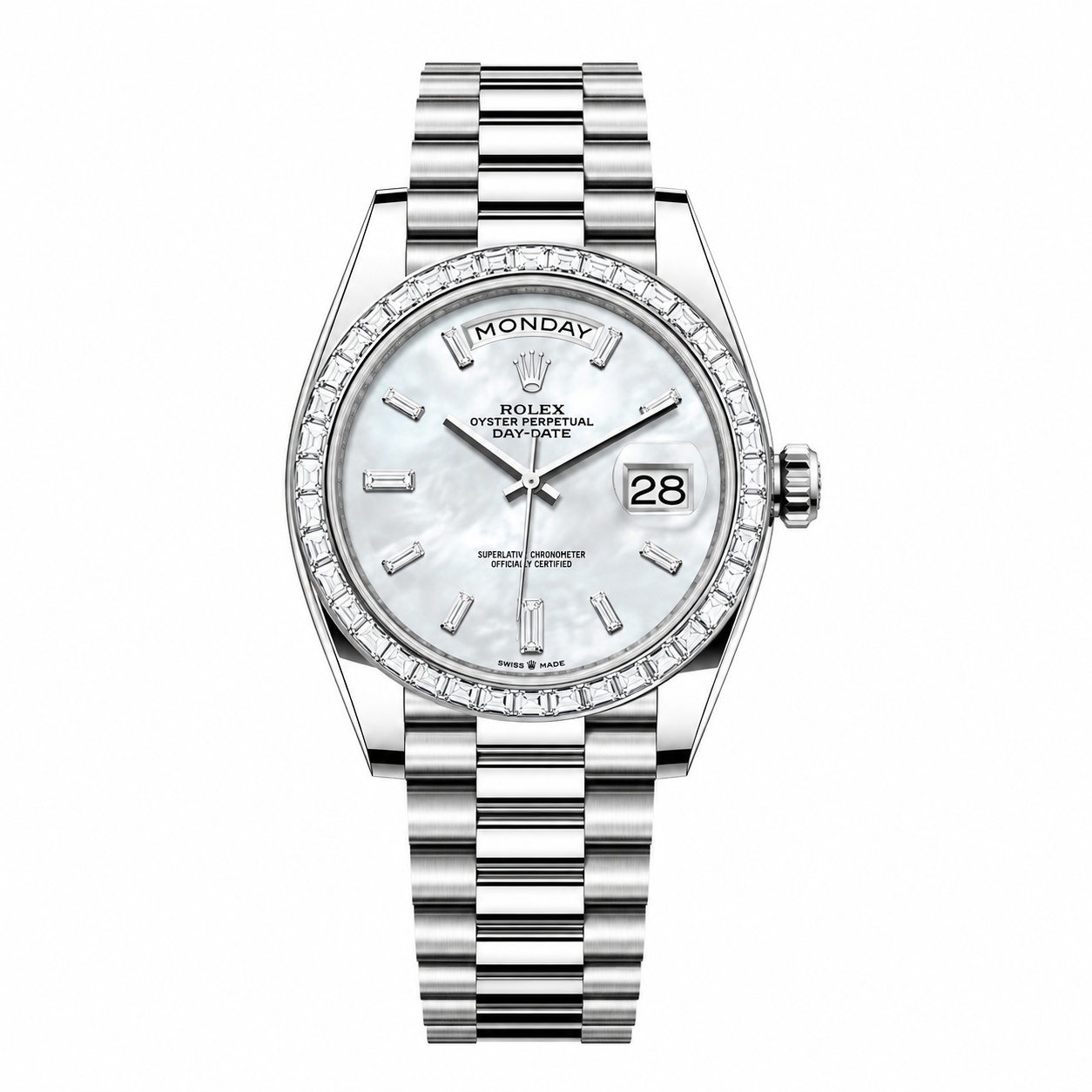 Day-Date Platinum, MOP Dial